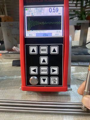 একটি স্ক্যান বি স্ক্যান 0.001mm htigh রেজোলিউশনের ছিদ্রকারী লেপ অতিস্বনক বেধ গেজ